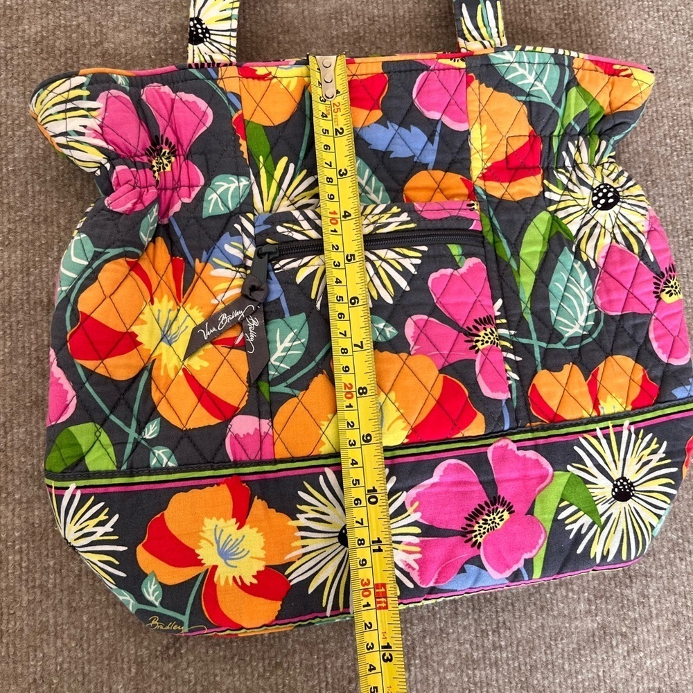 Vera Bradley Floral Quilted Tote Bag - Picture 4 of 7